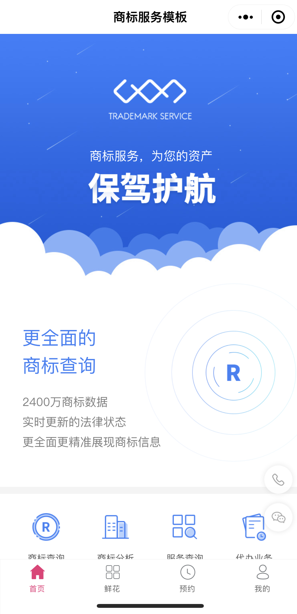 商標服務模版
